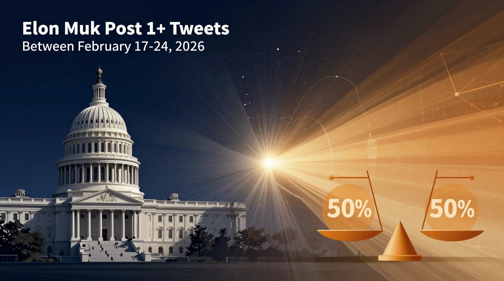 Will Elon Musk post 1+ tweets between February 17-24, 2026?