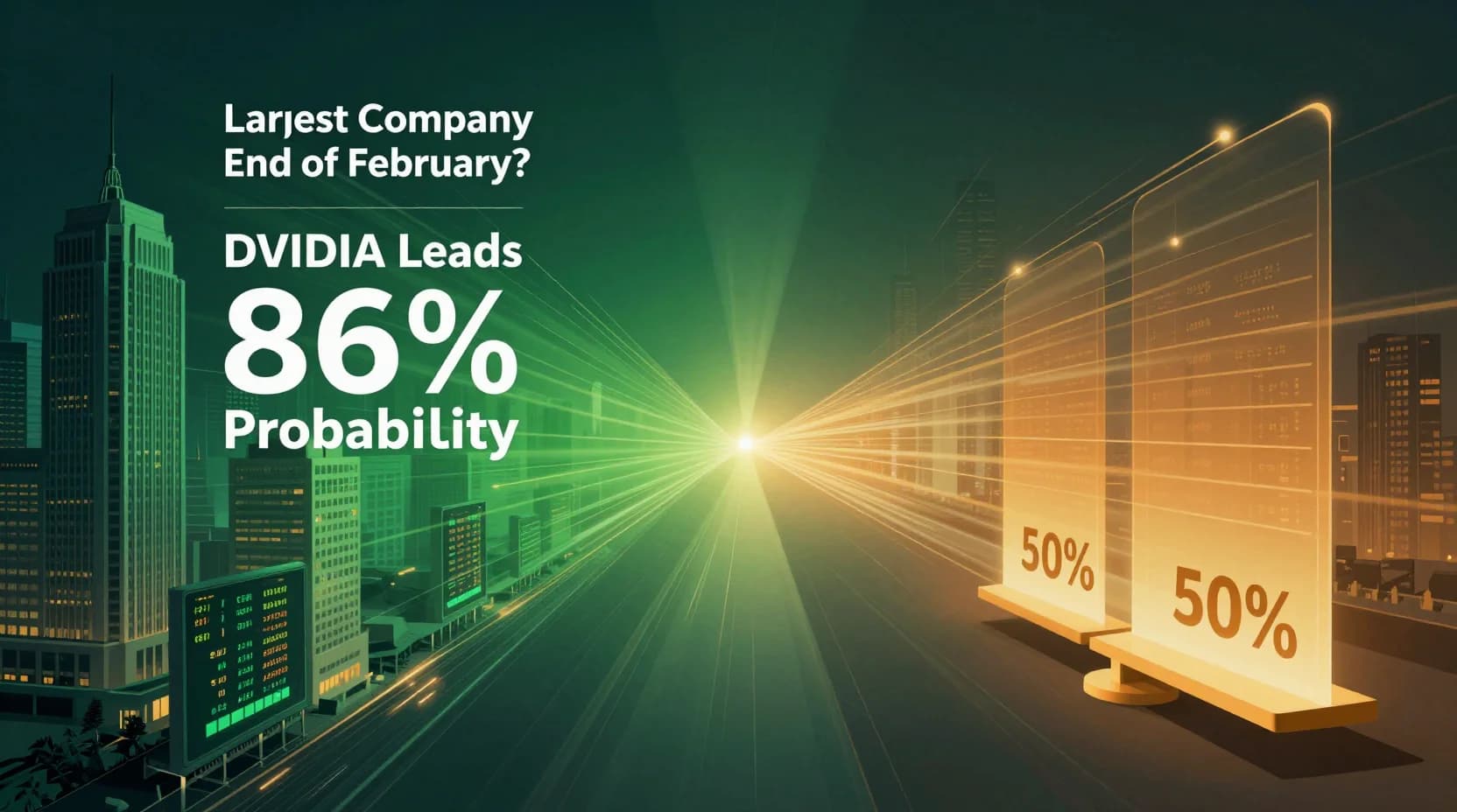 Which company will be the largest by market cap on February 28, 2026?