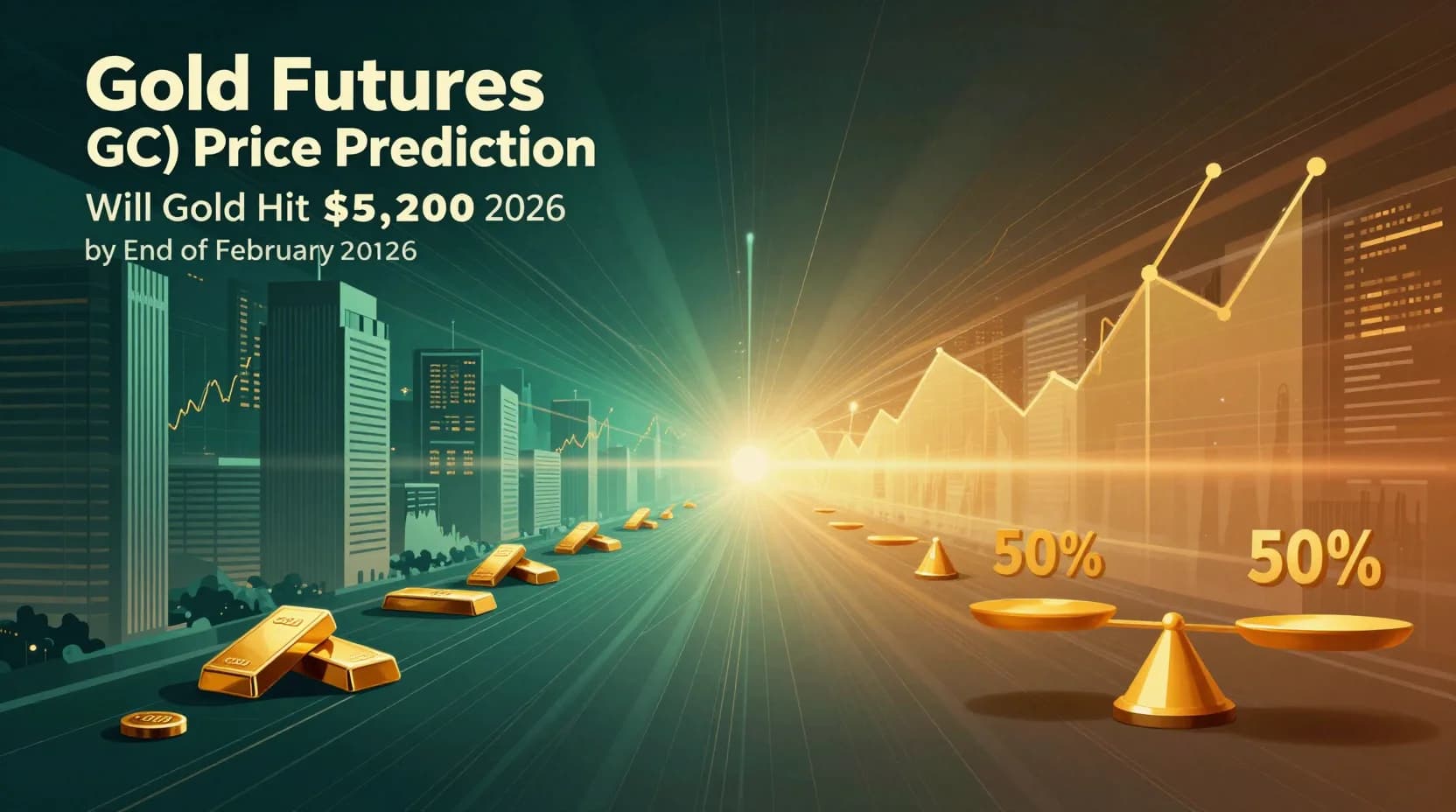 What will Gold (GC) hit by end of February 2026?