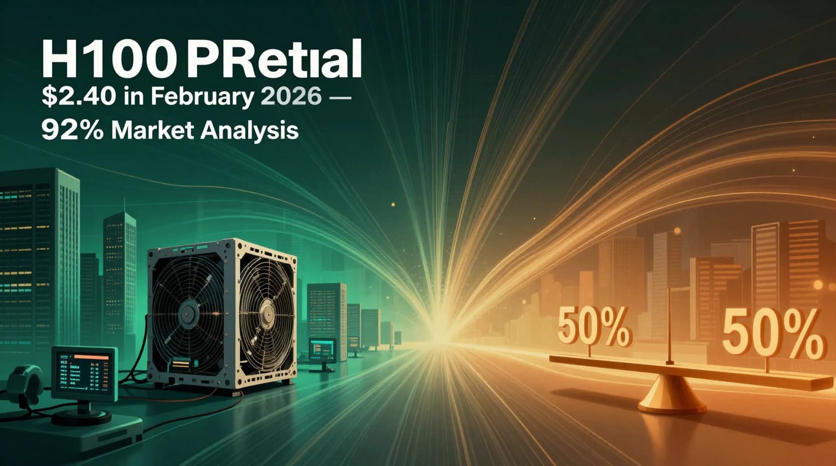 Will H100 GPU rental prices hit $2.40 in February 2026?