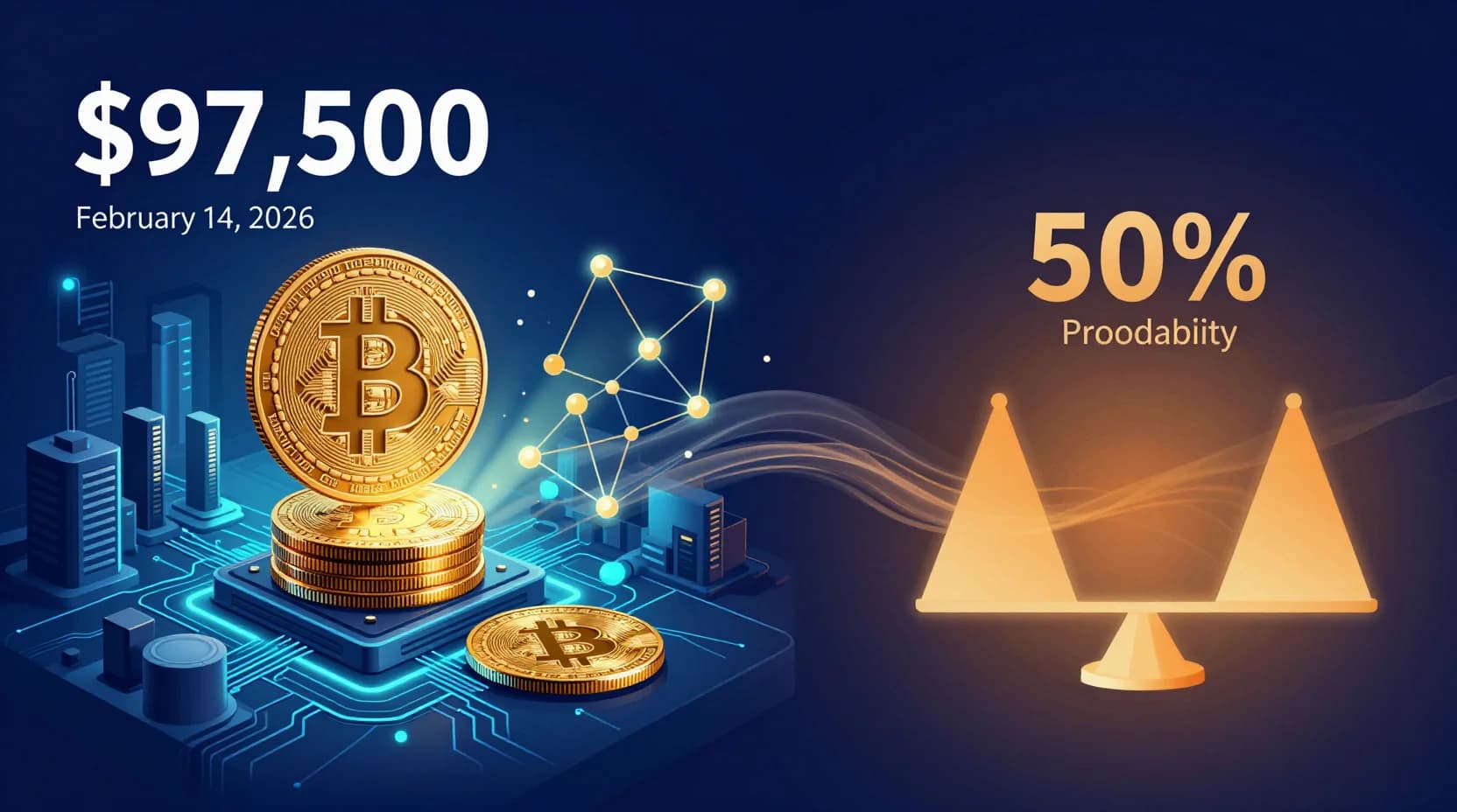 Bitcoin above $97,500 on February 14?