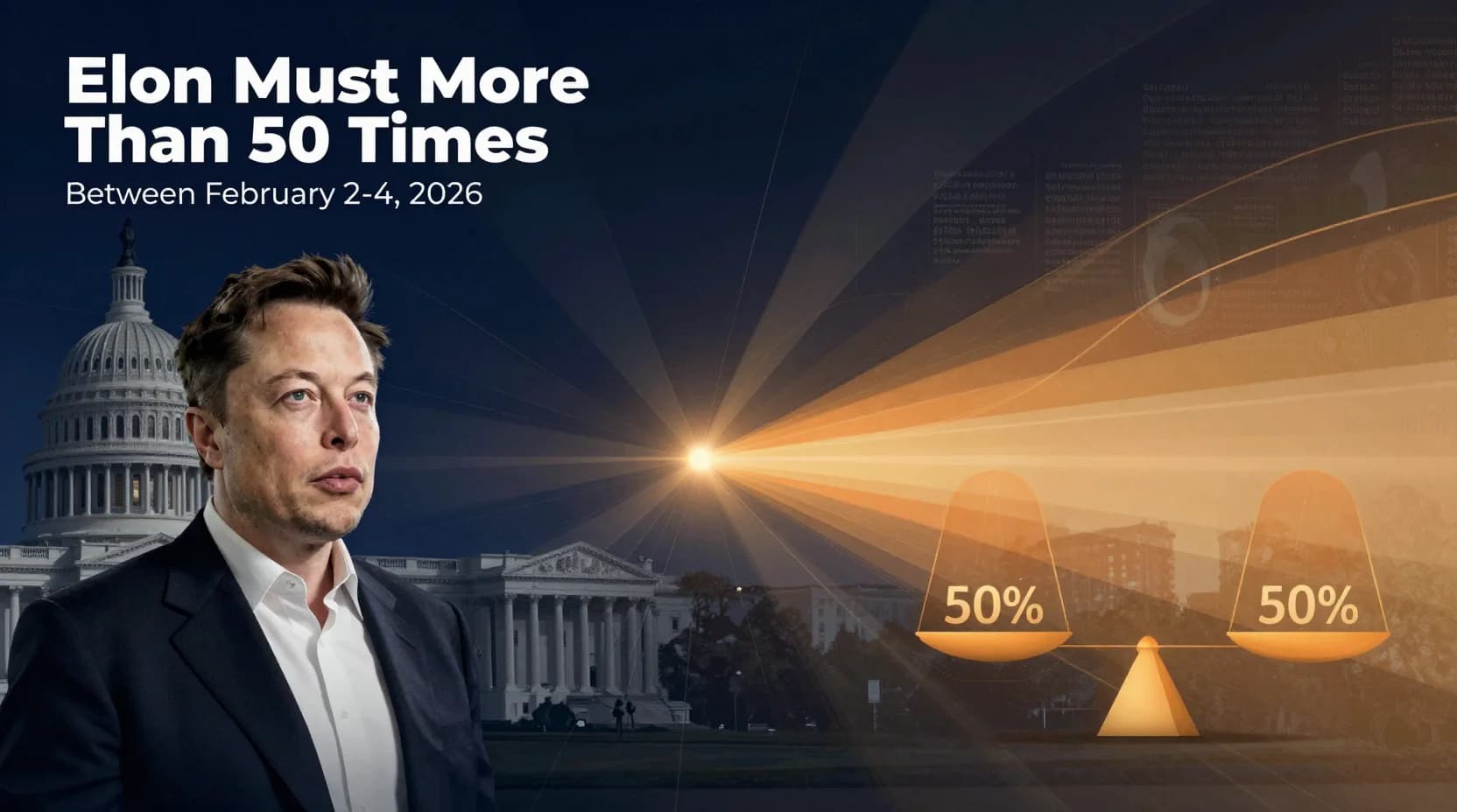 Will Elon Musk tweet more than 50 times between February 2-4, 2026?