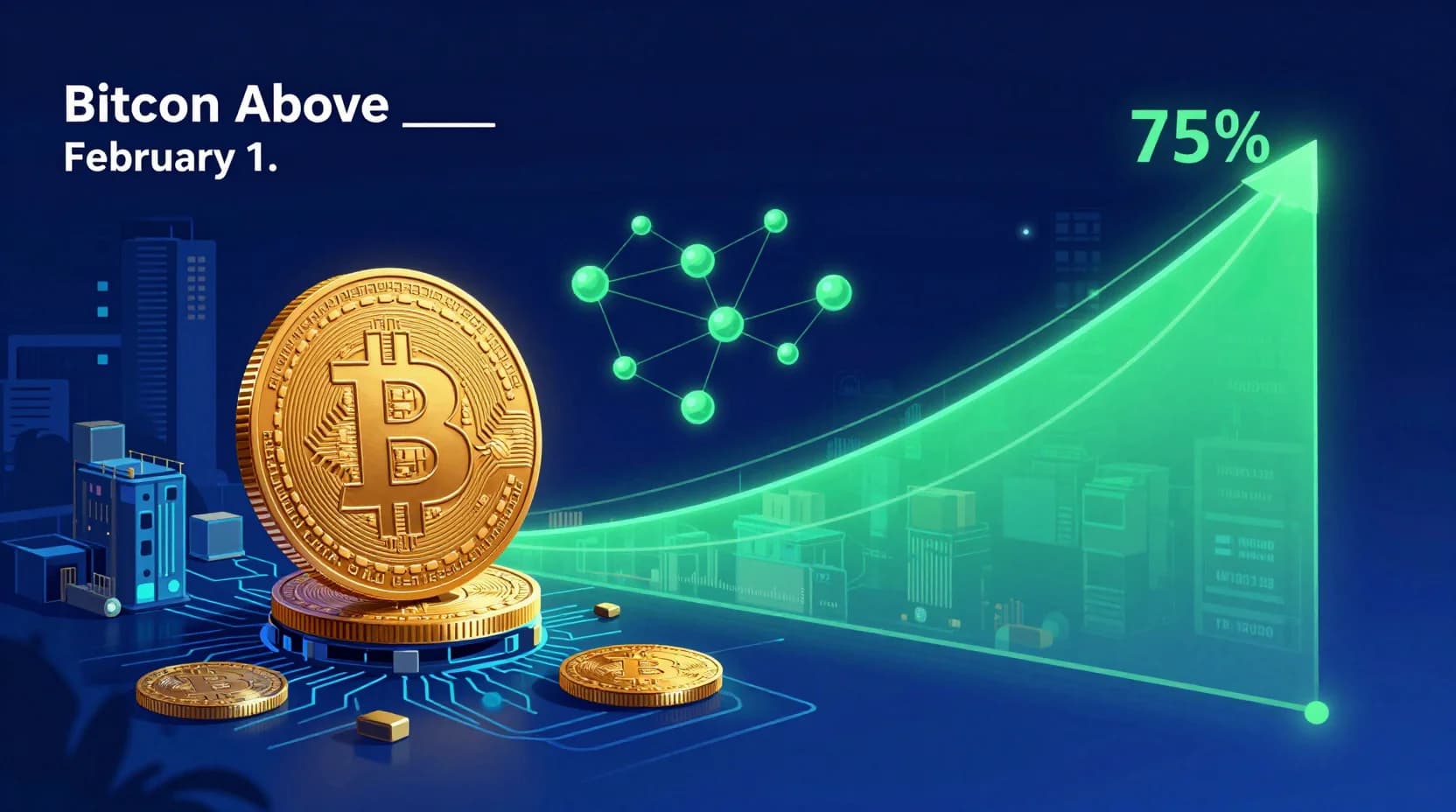 Bitcoin above ___ on February 1?