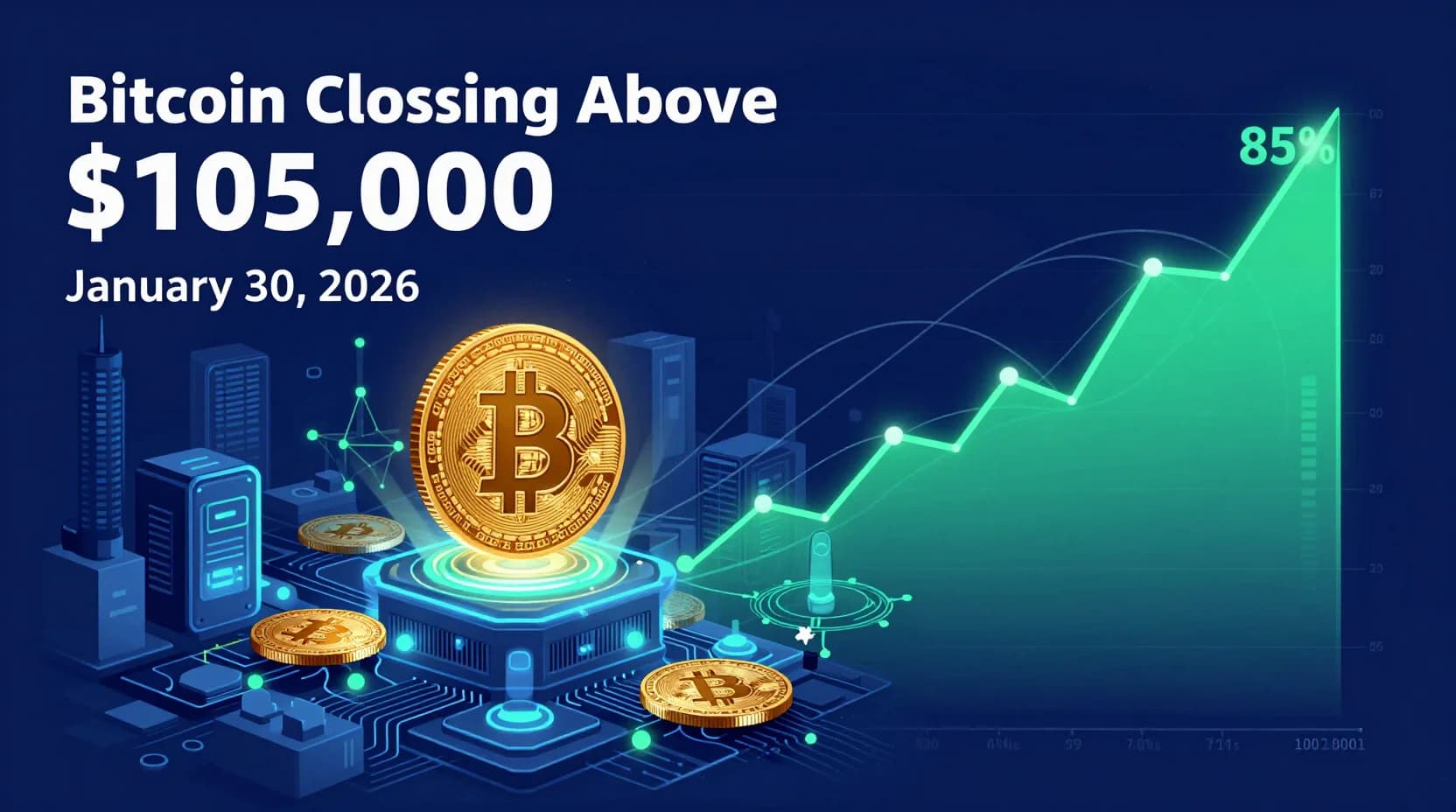 Will Bitcoin Close Above $105,000 on January 30, 2026?