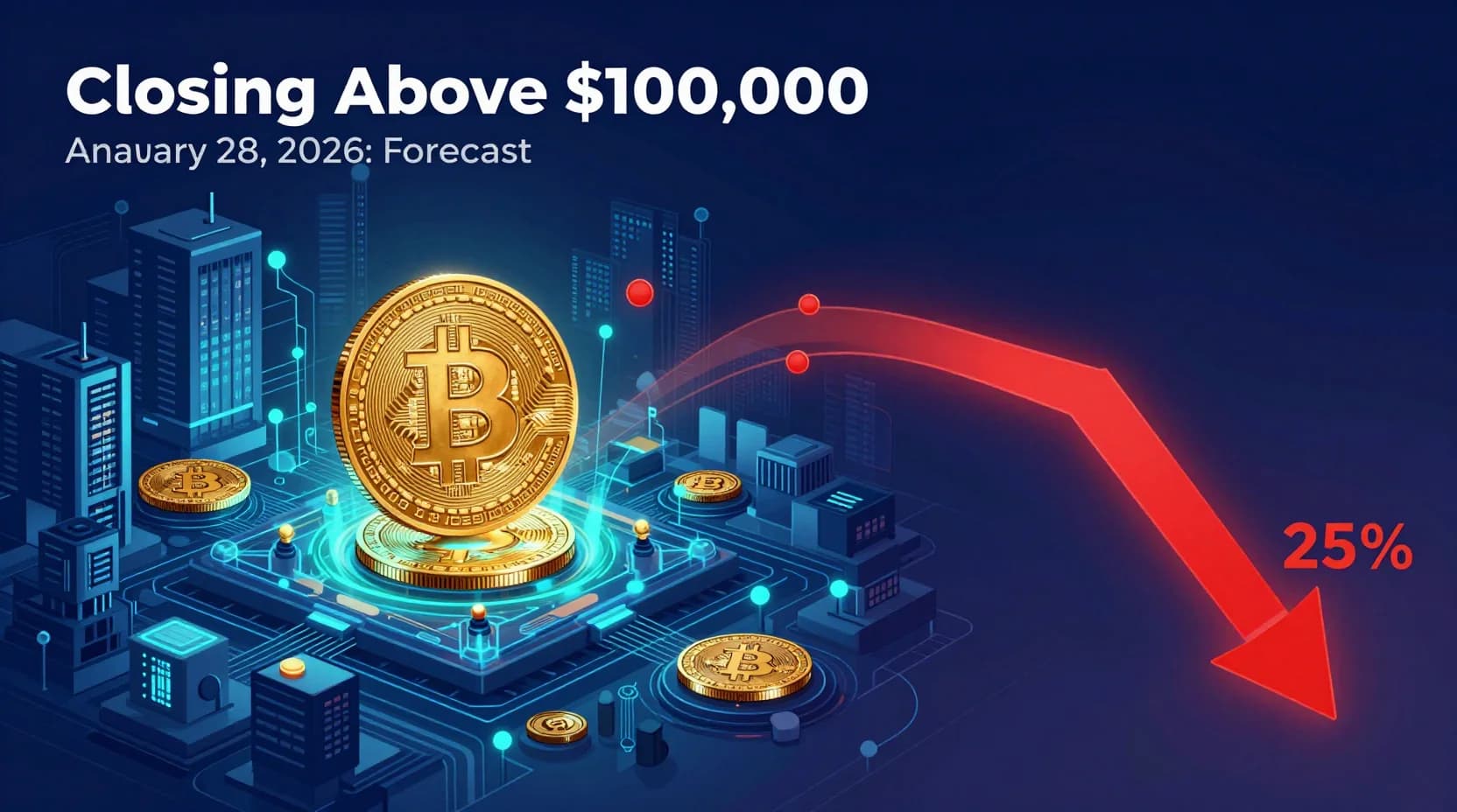 Will Bitcoin Close Above $100,000 on January 28, 2026?