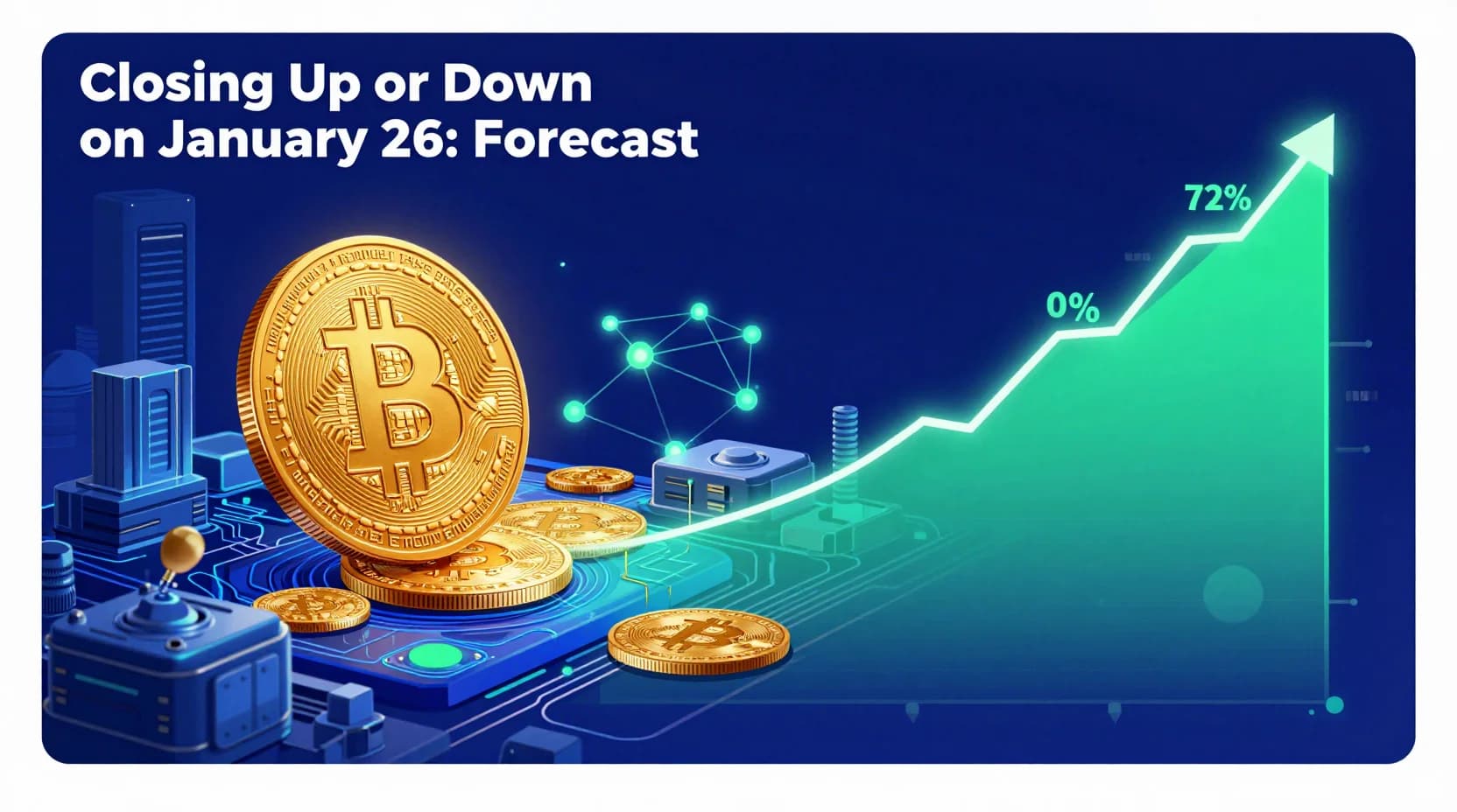 Will Bitcoin Close Up or Down on January 26?