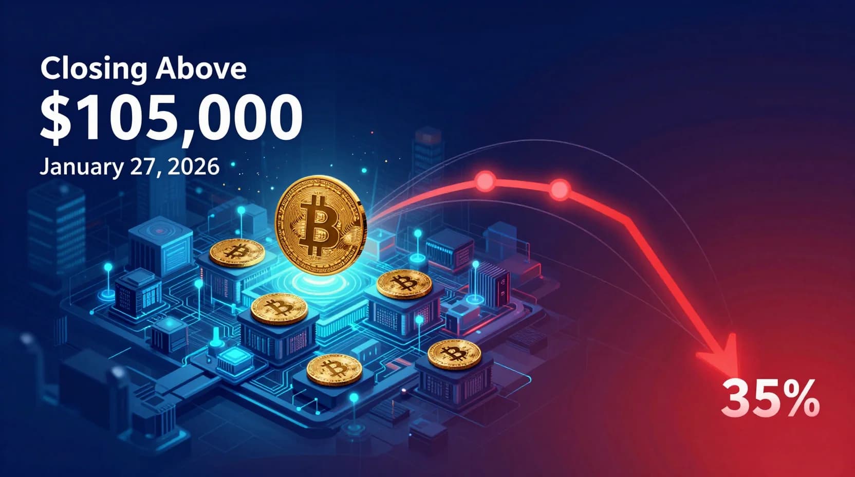 Will Bitcoin Close Above $105,000 on January 27, 2026?
