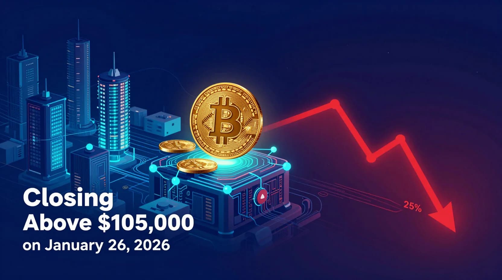 Will Bitcoin Close Above $105,000 on January 26, 2026?