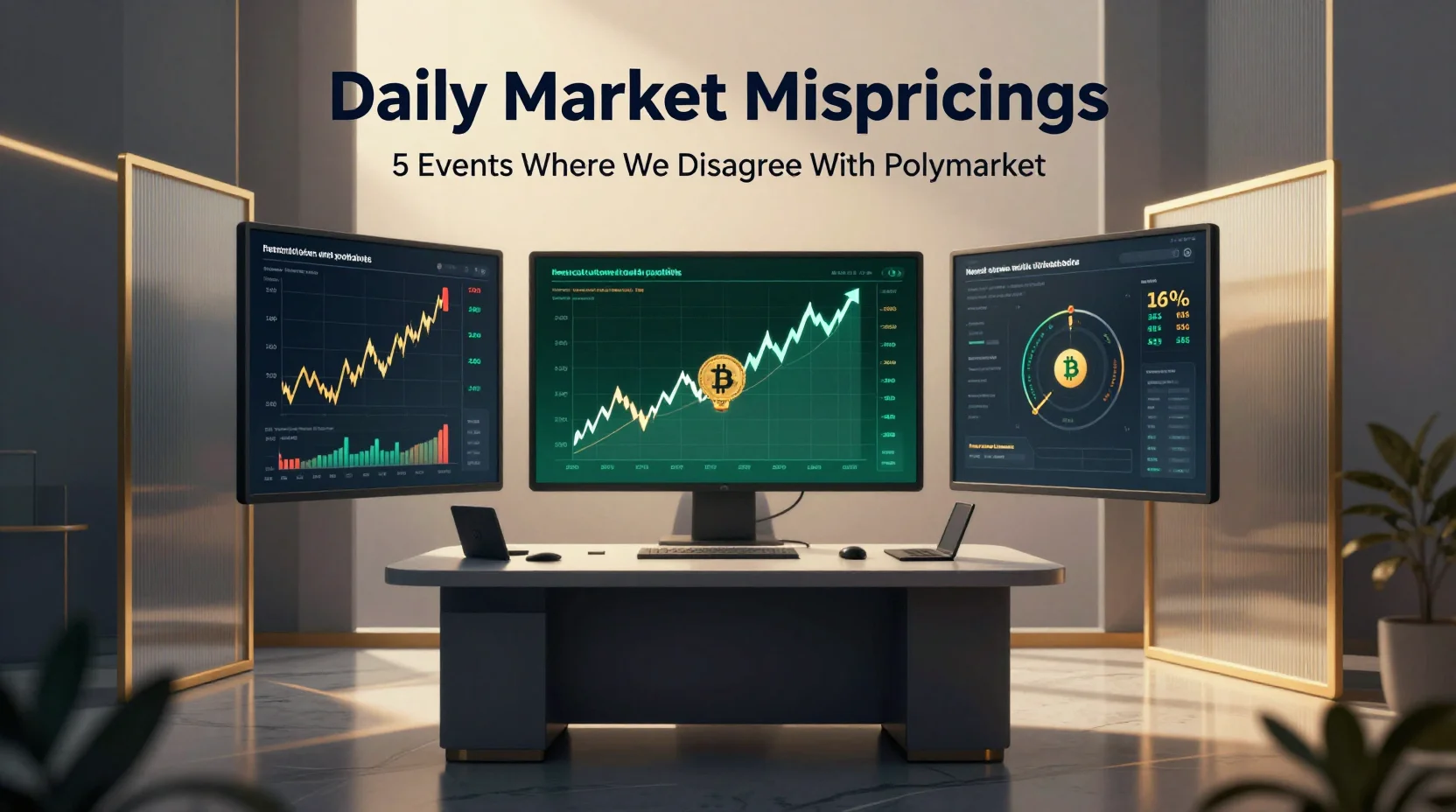 Daily Market Mispricings: 5 Events Where We Disagree With Polymarket — April 11, 2026