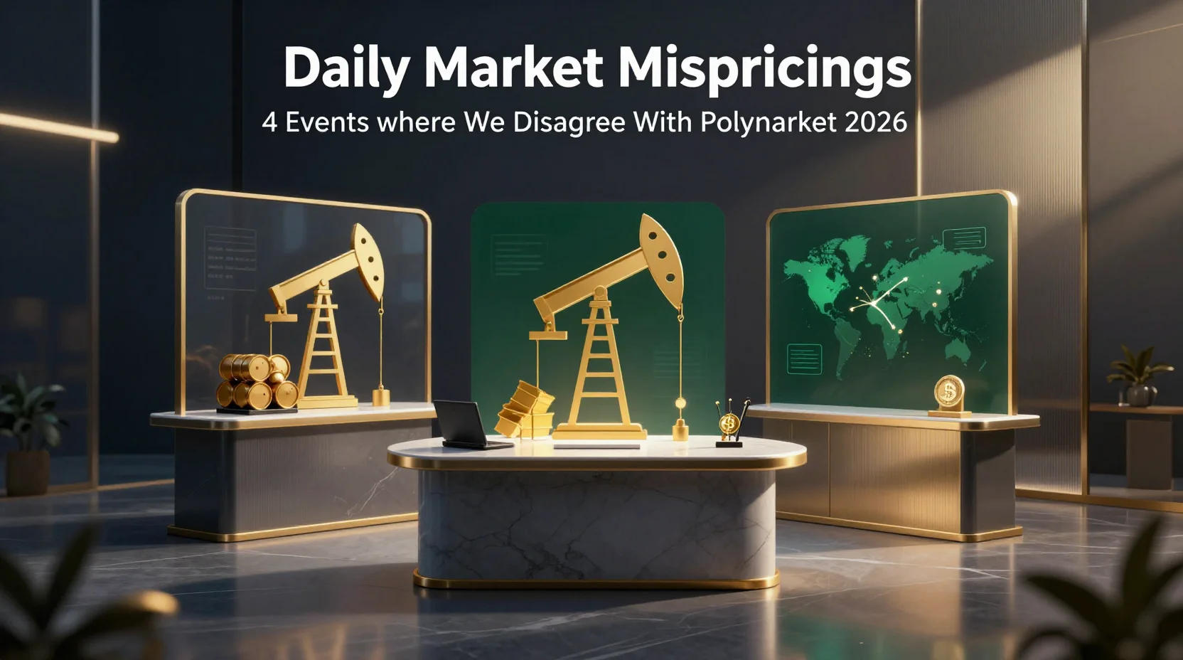Daily Market Mispricings: 4 Events Where We Disagree With Polymarket — April 24, 2026