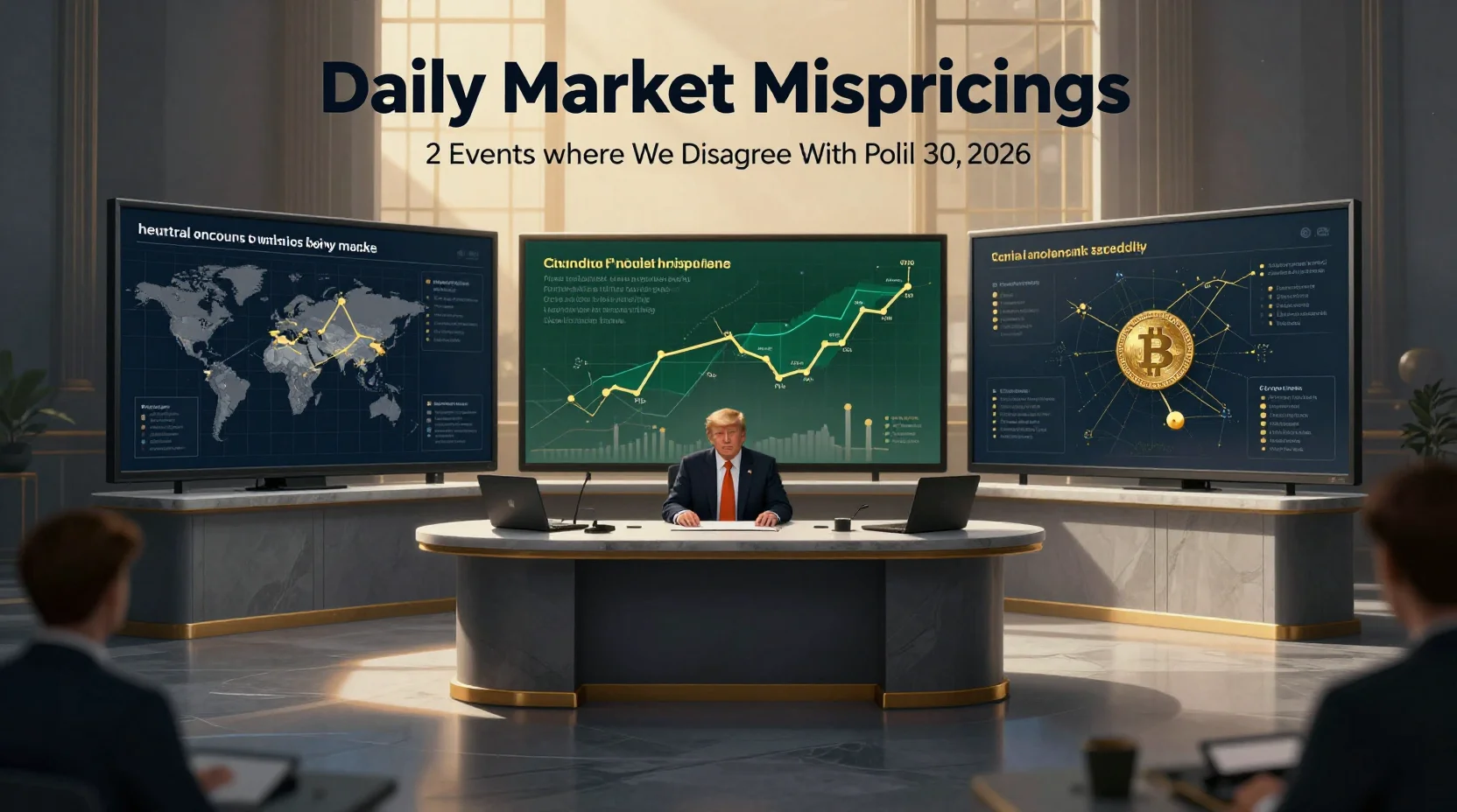 Daily Market Mispricings: 2 Events Where We Disagree With Polymarket — April 30, 2026