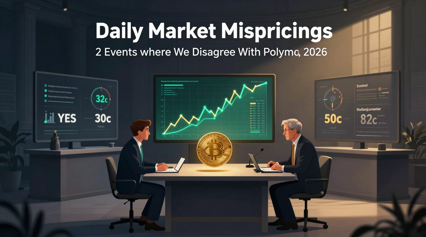Daily Market Mispricings: 2 Events Where We Disagree With Polymarket — May 6, 2026