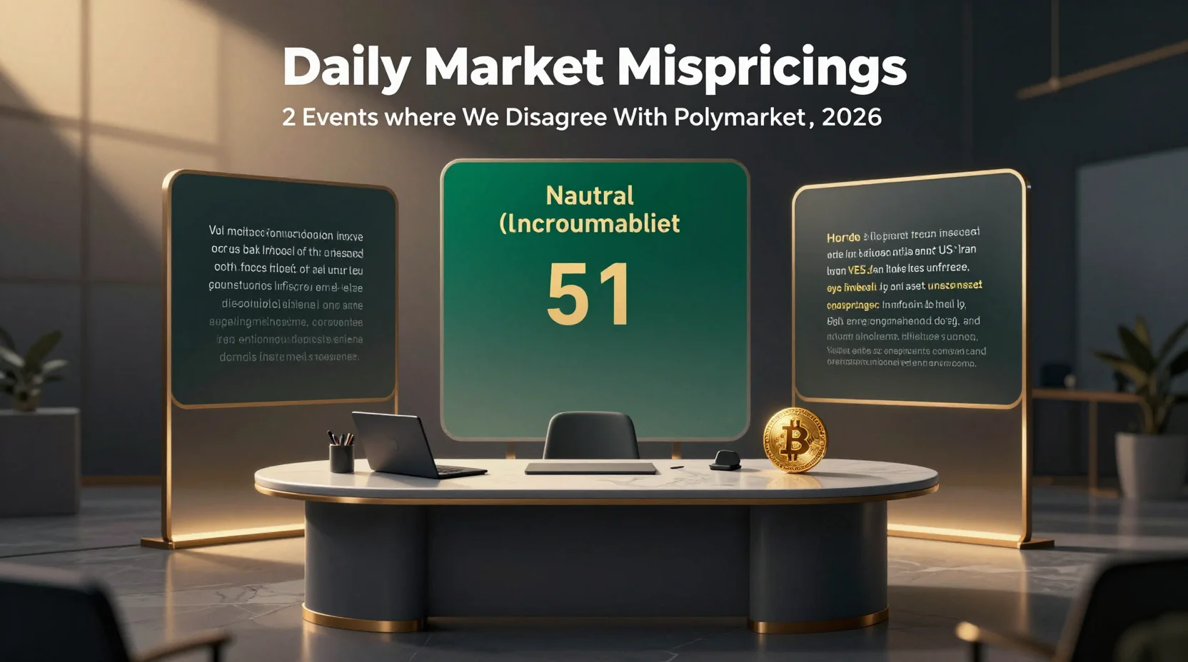 Daily Market Mispricings: 2 Events Where We Disagree With Polymarket — May 10, 2026