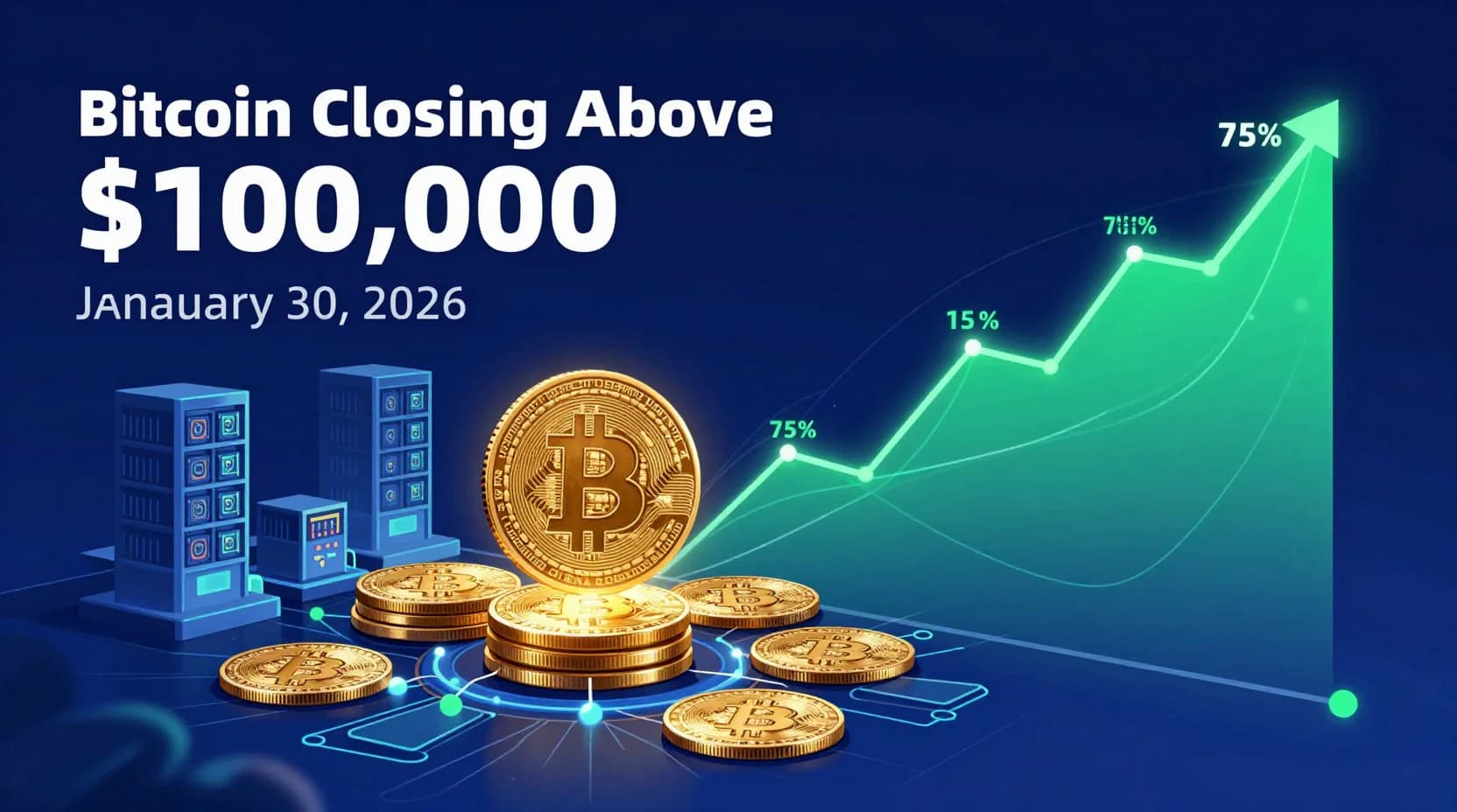 Will Bitcoin Close Above $100,000 on January 30, 2026?