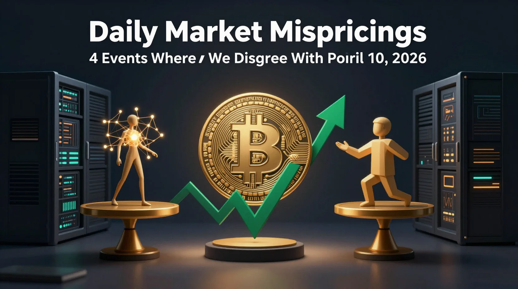 Daily Market Mispricings: 4 Events Where We Disagree With Polymarket — April 10, 2026