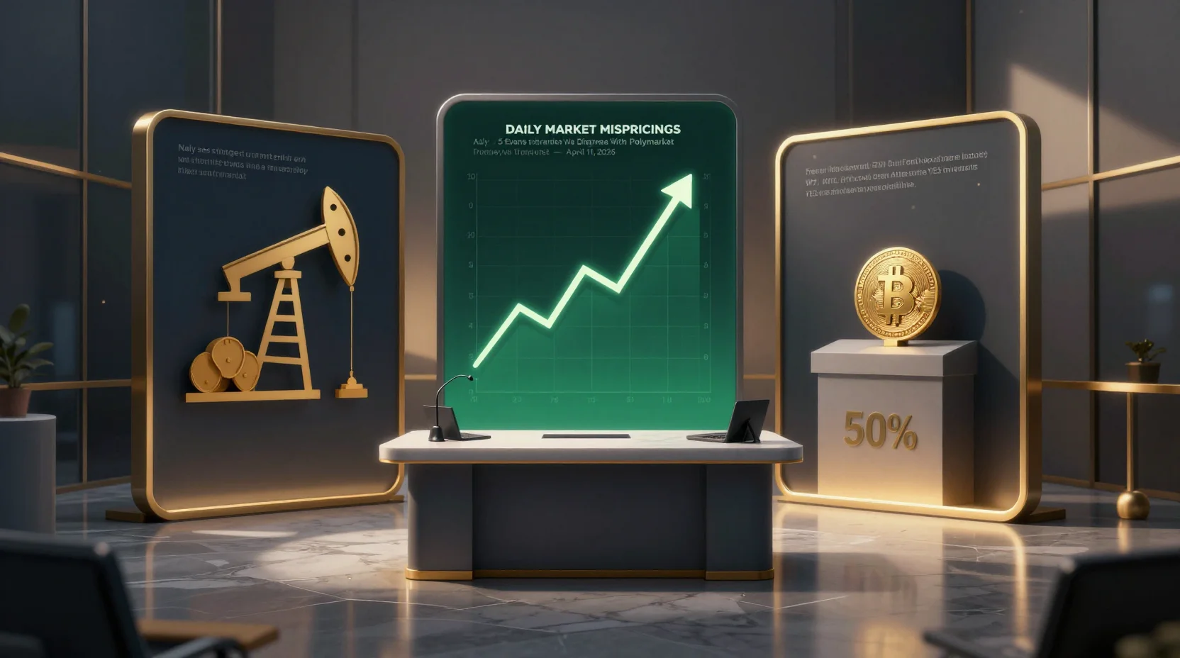 Daily Market Mispricings: 5 Events Where We Disagree With Polymarket — April 11, 2026