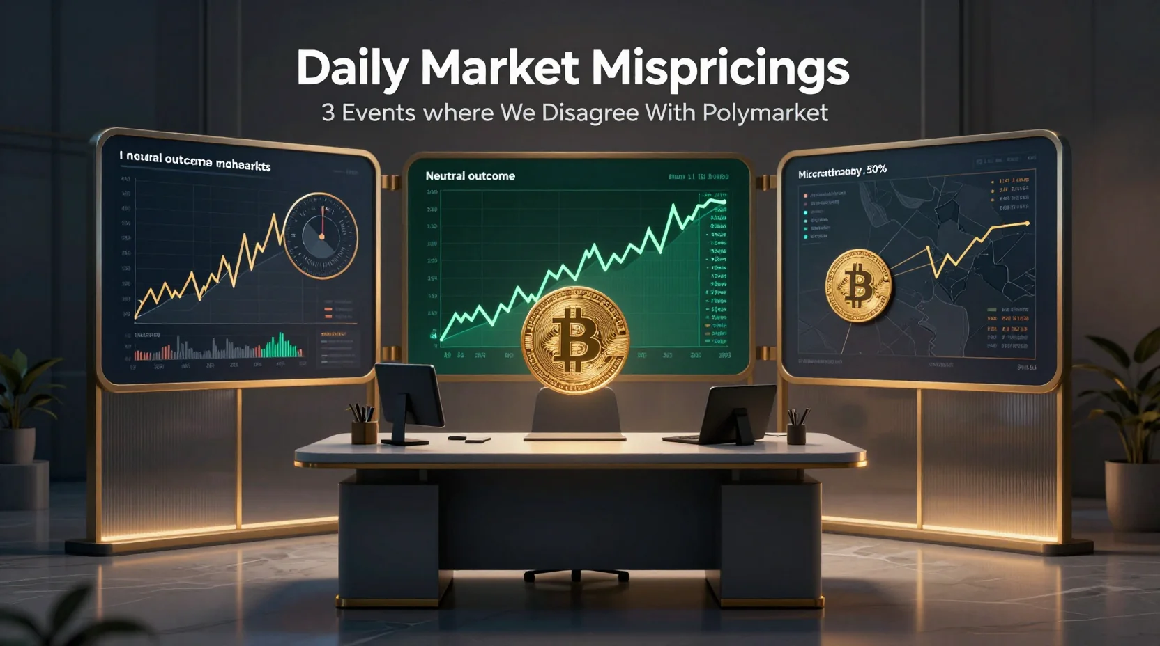 Daily Market Mispricings: 3 Events Where We Disagree With Polymarket — May 11, 2026