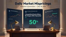 Daily Market Mispricings: 2 Geopolitical Events Where We Disagree With Polymarket — May 18, 2026