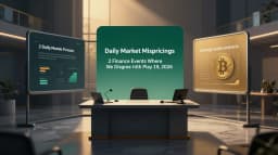 Daily Market Mispricings: 2 Finance Events Where We Disagree With Polymarket — May 19, 2026