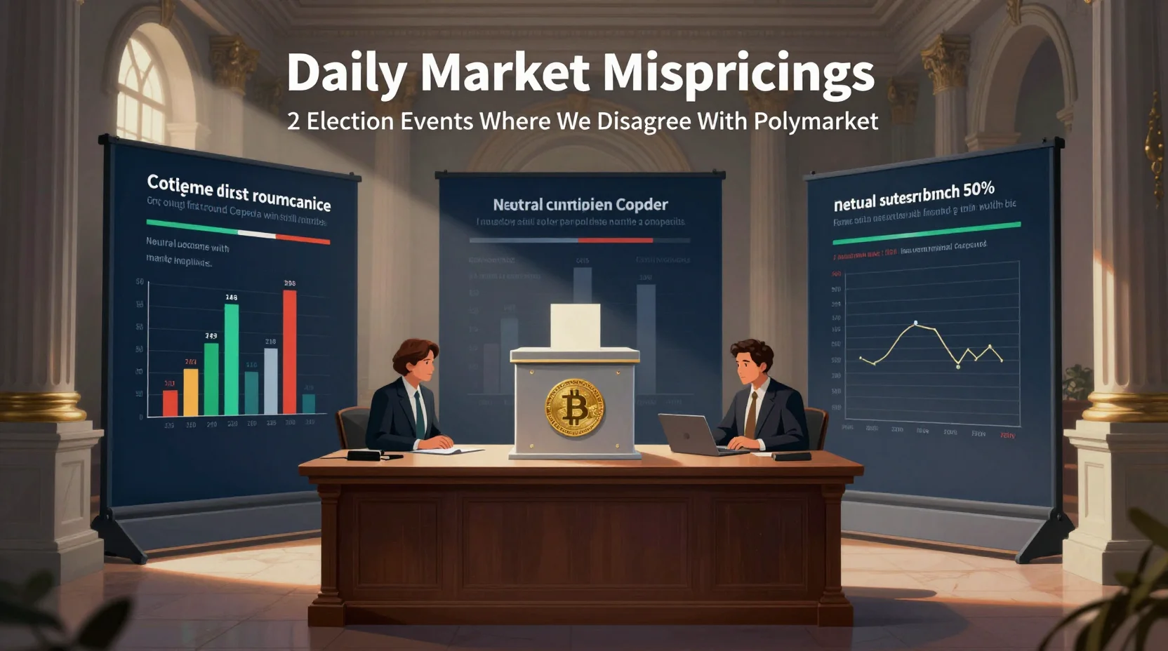 Daily Market Mispricings: 2 Election Events Where We Disagree With Polymarket — May 21, 2026